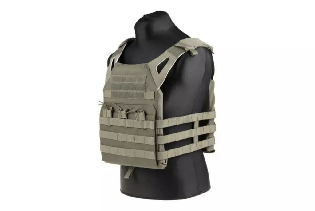 Jump type tactical plate carrier i oliven